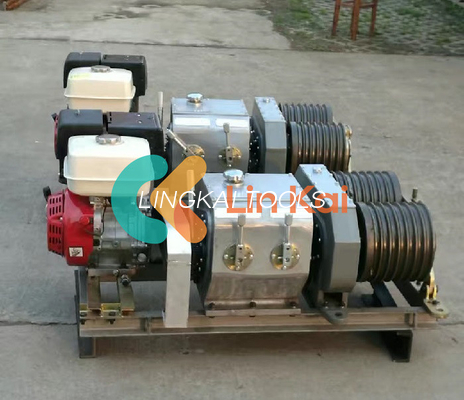 Wysokiej precyzji narzędzia do budowy wieży 9KW Diesel And Gasline Engine Podwójny winch bębnowy