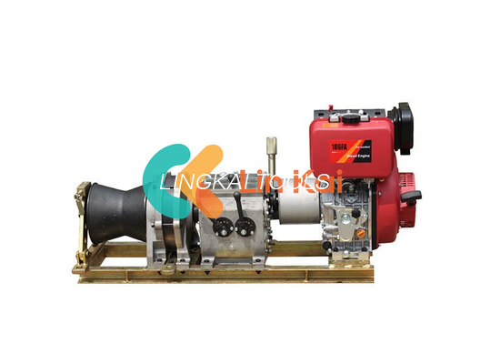 Precision 3 Ton Diesel Engine Powered Winch oferuje 12 obrotów na minutę