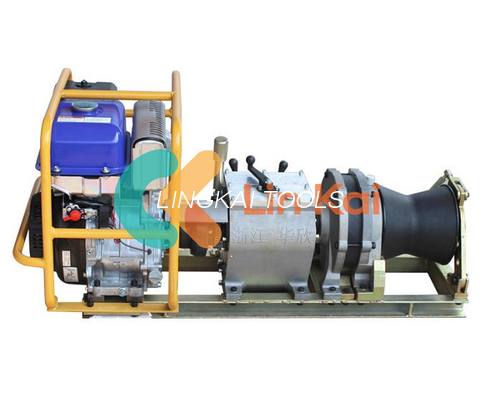 Mocny 50 Kn wał napędzany kablową winch silnik Honda z czterema biegami przez NBLK