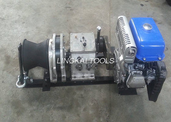 5 Ton Benzyna Silnik Kabla Wyciągarka, Powered Rope Pulling Winch W Linii Budowlanej