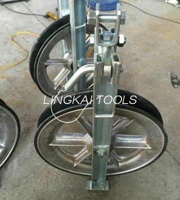 20KN Znamionowe narzędzia do przenoszenia linii do ciągnienia Linka aluminiowa z gumową powłoką
