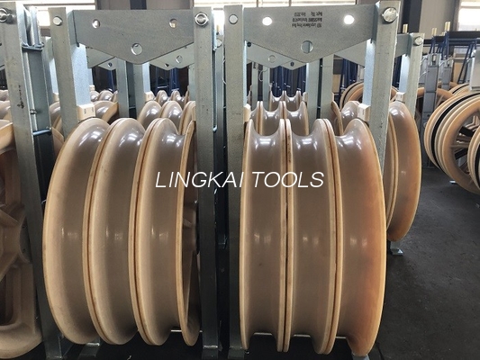 80kN Nylonowe bloki naciągowe z krążkiem linowym OD660mm