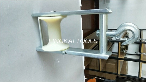 Trwałe bloki kół pasowych z aluminiową nylonową rolką krążkową z wiązką blokową z blokiem przewodów antenowych rolka do naciągania kabli